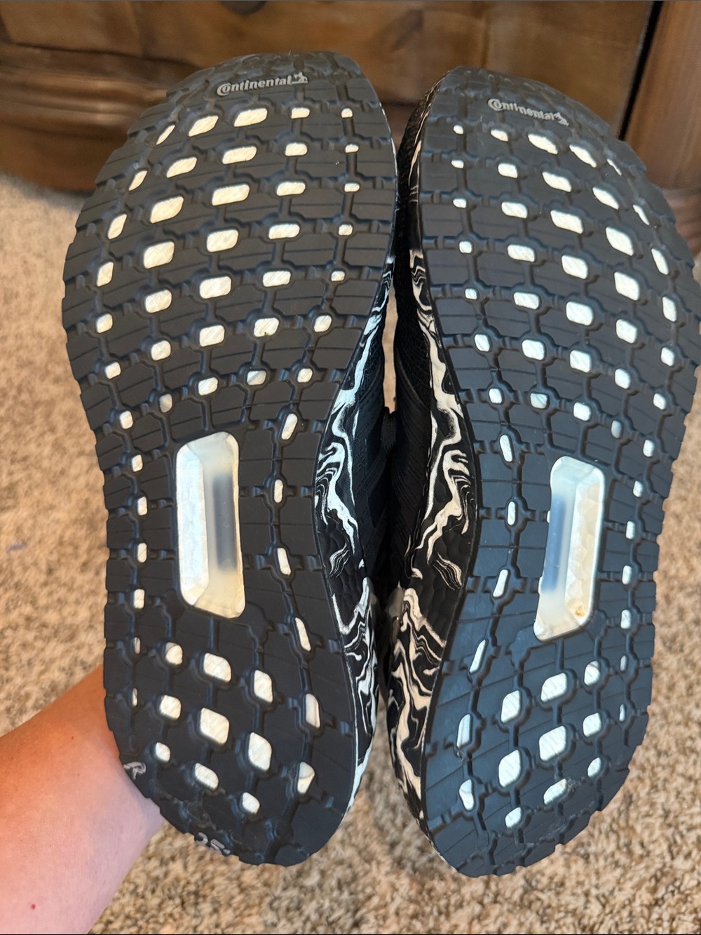 adidas Black Knit Sneakers ultraboost glam-pack Marble prime blue - Picture 7 of 13